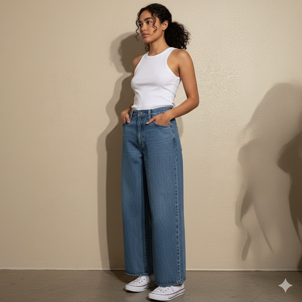 Levi’s HIGH WAISTED STRAIGHT WOMEN'S JEANS 32